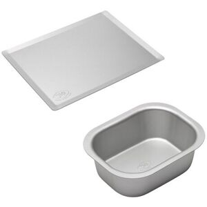 Tala Performance Silver Anodised Baking & Loaf Pan Set Silver Tala Performance Silver Anodised Baking & Loaf Pan Set Silver