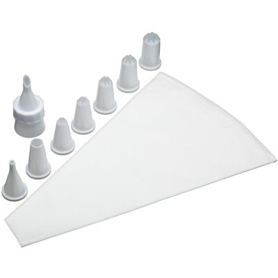 Kitchencraft Sweetly Does It Plastic Piping Set With 8 Nozzles - Piping Tools Kitchencraft Sweetly Does It Plastic Piping Set With 8 Nozzles - Piping Tools