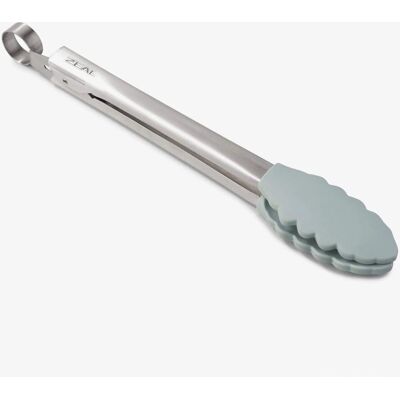 Zeal Silicone Tongs 25cm - duck egg blue - Cooking Tongs Zeal Silicone Tongs 25cm - duck egg blue - Cooking Tongs