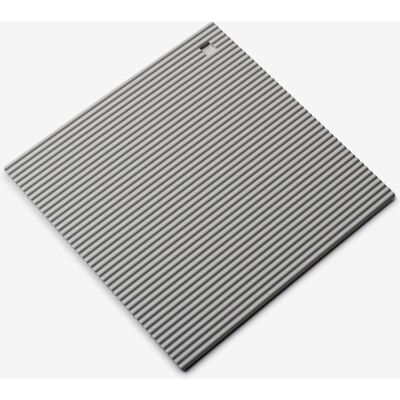 Zeal Silicone Square Hot Mat Trivet 22cm in Light Grey Light Grey Zeal Silicone Square Hot Mat Trivet 22cm in Light Grey Light Grey