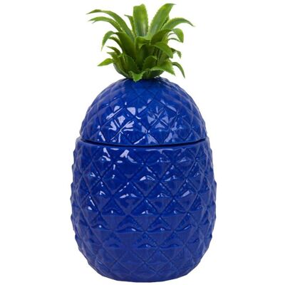 simpa Blue Pineapple Ceramic Ice Bucket Blue simpa Blue Pineapple Ceramic Ice Bucket Blue