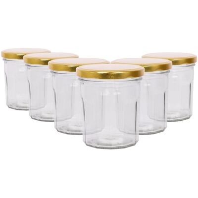 Argon Tableware - 6x250ml - Glass - Jam jars Argon Tableware - 6x250ml - Glass - Jam jars
