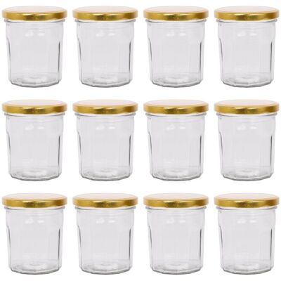 Argon Tableware - 12x Pots - 250ml - Jam jars Argon Tableware - 12x Pots - 250ml - Jam jars