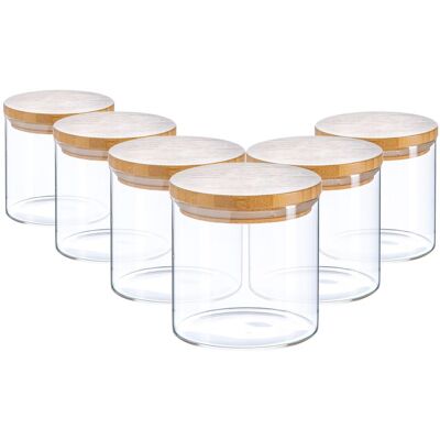 Argon Tableware - Scandi Jars 6x - 550ml Argon Tableware - Scandi Jars 6x - 550ml