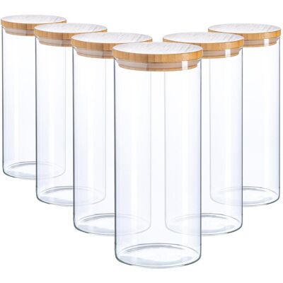 Argon Tableware - Scandi - 6x - 1.5L - Storage Jars Argon Tableware - Scandi - 6x - 1.5L - Storage Jars