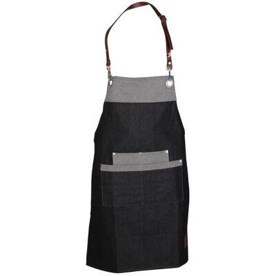 Barbary & Oak 2 Tone Denim Apron BO877000 in Blue Blue Barbary & Oak 2 Tone Denim Apron BO877000 in Blue Blue