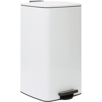 Harbour Housewares - 30L Square Pedal Bin - Stainless Steel - Bin Harbour Housewares - 30L Square Pedal Bin - Stainless Steel - Bin