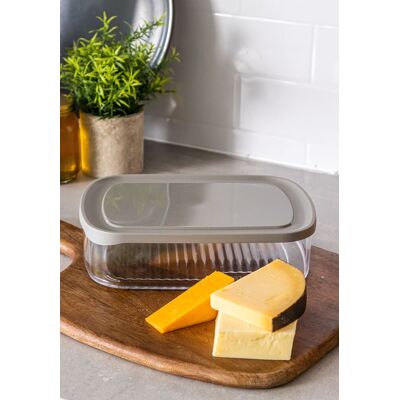 Masterclass 1700ml Transparent Cheese Fridge Storage Box - Fridge Storage Masterclass 1700ml Transparent Cheese Fridge Storage Box - Fridge Storage