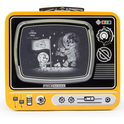 Suck UK TV Lunch Box - Lunar Landing Space Nostalgia Suck UK TV Lunch Box - Lunar Landing Space Nostalgia