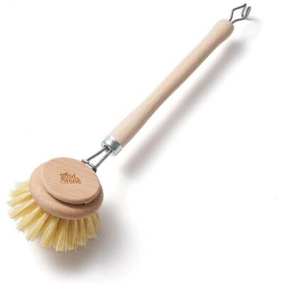 Wild & Stone Wooden Dish Brush with Replaceable Head in Brown Brown Wild & Stone Wooden Dish Brush with Replaceable Head in Brown Brown