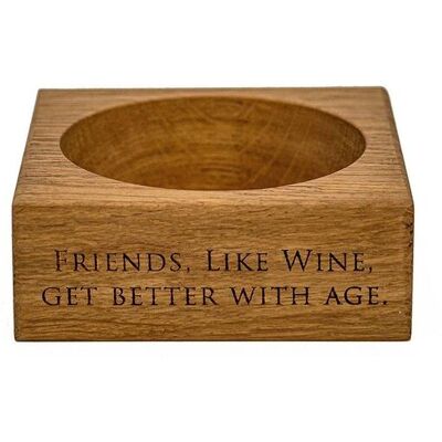 Selbrae House Oak Wine Bottle Coaster - Wine in Natural Natural Selbrae House Oak Wine Bottle Coaster - Wine in Natural Natural