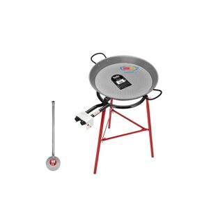 Callow Paella Cooking Set with 60cm Polished Steel Paella Pan