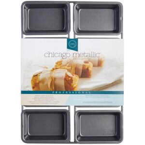 Chicago Metallic Mini Loaf Pan Eight Hole - Linked - Non-Stick Coating, 32x23x3cm