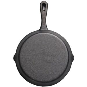 VOGREX Set of 3 Cast Iron Non Stick Skillet Griddle Cooking Pan Pre-Seasoned Frying Pan in Black Black VOGREX Set of 3 Cast Iron Non Stick Skillet Griddle Cooking Pan Pre-Seasoned Frying Pan in Black Black