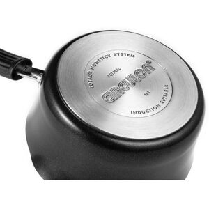 Circulon Black 'Total' Round Hard Anodised Aluminium Non Stick Milk Pan - 14 cm Black Circulon Black 'Total' Round Hard Anodised Aluminium Non Stick Milk Pan - 14 cm Black