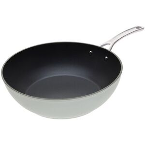 Laura Ashley 30cm Induction Wok - Sage Leaf - Wok Pan Laura Ashley 30cm Induction Wok - Sage Leaf - Wok Pan