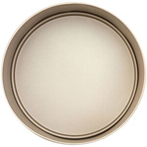 Orsina Non-Stick Round Champagne Cake Tin with Loose Base, Carbon Steel Round Cake Pan with Removeable Bottom in Gold Gold Orsina Non-Stick Round Champagne Cake Tin with Loose Base, Carbon Steel Round Cake Pan with Removeable Bottom in Gold Gold
