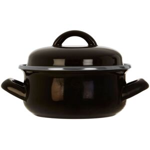 Orsina Porter 12cm Dia Mini Casserole Dish in Black Black Orsina Porter 12cm Dia Mini Casserole Dish in Black Black