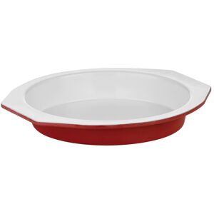 Orsina Functional Design Black Cake Tin With Handles, Non-Stick Carbon Steel Round Baking Tin For Effortless in Red Red Orsina Functional Design Black Cake Tin With Handles, Non-Stick Carbon Steel Round Baking Tin For Effortless in Red Red