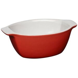 Orsina Imperial Blue Small Baking Dish, 190ml Baking Tray, Baking Kit for Cake, Essential Baking, Durable Stoneware in Red Red Orsina Imperial Blue Small Baking Dish, 190ml Baking Tray, Baking Kit for Cake, Essential Baking, Durable Stoneware in Red Red