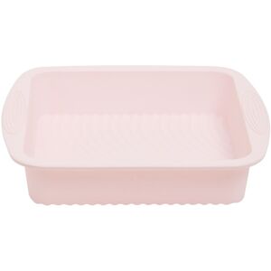 Orsina Pastel Blue Square Silicone Mould with Handles, Non-Stick Baking Pan, Food-Grade Mould, Ideal For Layer Cakes in Pink Pink Orsina Pastel Blue Square Silicone Mould with Handles, Non-Stick Baking Pan, Food-Grade Mould, Ideal For Layer Cakes in Pink Pink