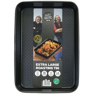 Hairy Bikers Extra-Large Deep Roasting Tin Non-Stick Oven Pan Black 40 × 28 × 8cm Black Hairy Bikers Extra-Large Deep Roasting Tin Non-Stick Oven Pan Black 40 × 28 × 8cm Black