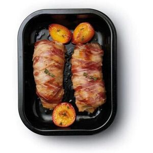 MasterClass Professional Vitreous Enamel Roasting Pan 27x21x4cm, Sleeved in Black Size: 27 x 21 x 4 cm Black 27 x 21 x 4 cm MasterClass Professional Vitreous Enamel Roasting Pan 27x21x4cm, Sleeved in Black Size: 27 x 21 x 4 cm Black 27 x 21 x 4 cm