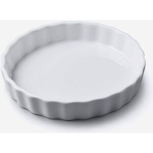 WM Bartleet & Sons Porcelain Round Flan Dish 11cm in White White WM Bartleet & Sons Porcelain Round Flan Dish 11cm in White White