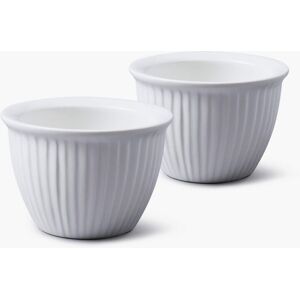 WM Bartleet & Sons Porcelain Conical Ramekin 9cm Set of 2 in White White WM Bartleet & Sons Porcelain Conical Ramekin 9cm Set of 2 in White White
