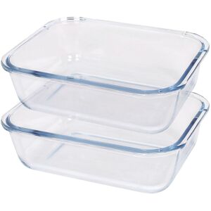Argon Tableware Rectangular Glass Cake Dishes - 22cm x 16.5cm - 2x Large Baking Tray in Clear Size: 22 cm x 16.5 cm Clear 22 cm x 16.5 cm Argon Tableware Rectangular Glass Cake Dishes - 22cm x 16.5cm - 2x Large Baking Tray in Clear Size: 22 cm x 16.5 cm Clear 22 cm x 16.5 cm