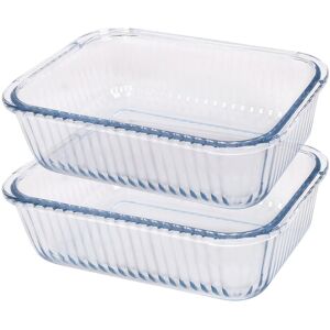 Argon Tableware Rectangular Glass Cake Dishes - 22 x 16.5cm - 2x Optical Oven Baking Tray in Clear Size: 22 x 16.5 cm Clear 22 x 16.5 cm Argon Tableware Rectangular Glass Cake Dishes - 22 x 16.5cm - 2x Optical Oven Baking Tray in Clear Size: 22 x 16.5 cm Clear 22 x 16.5 cm