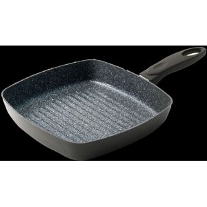 Durastone Square 24cm Non Stick Induction Grill Pan in Mid Grey Mid Grey Durastone Square 24cm Non Stick Induction Grill Pan in Mid Grey Mid Grey
