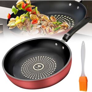 SPETLEK Frying Pan Non Stick 24cm Frying Pan Diamond, Easy to clean in Red Red SPETLEK Frying Pan Non Stick 24cm Frying Pan Diamond, Easy to clean in Red Red