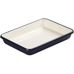 Tala Set of 2 Originals Indigo & Ivory Enamelled Roaster 33cm in Blue Blue Tala Set of 2 Originals Indigo & Ivory Enamelled Roaster 33cm in Blue Blue