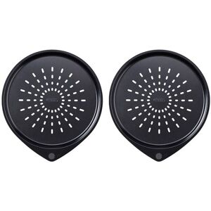 Pyrex Set of 2 Magic Pizza Pan in Black Black Pyrex Set of 2 Magic Pizza Pan in Black Black
