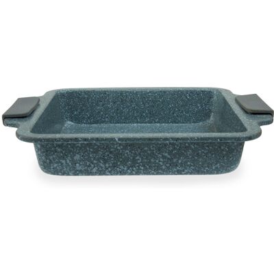 Orsina Non-stick Square Baking Dish, Marble Coating Baking Dish, Nonstick Oven Dish for Cleaning, Large Baking Dish in Grey Grey Orsina Non-stick Square Baking Dish, Marble Coating Baking Dish, Nonstick Oven Dish for Cleaning, Large Baking Dish in Grey Grey