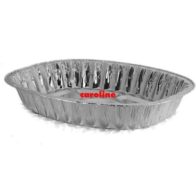 Caroline Oval Roasting Tray in Silver Silver Caroline Oval Roasting Tray in Silver Silver