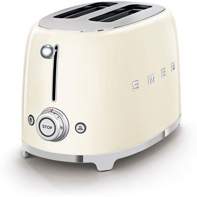Smeg 2 Slice Toaster in Cream Cream Smeg 2 Slice Toaster in Cream Cream