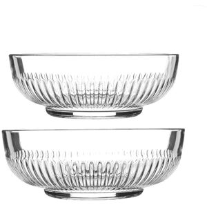 Argon Tableware Campana Glass Serving Bowls 2 Sizes