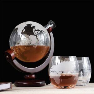 Ingenious Globe Decanter with Glasses Set