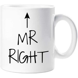 60 SECOND MAKEOVER Men's Mr Right Mug in White White 60 SECOND MAKEOVER Men's Mr Right Mug in White White