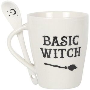 KDMD Basic Witch Mug & Spoon Set in Cream Cream KDMD Basic Witch Mug & Spoon Set in Cream Cream
