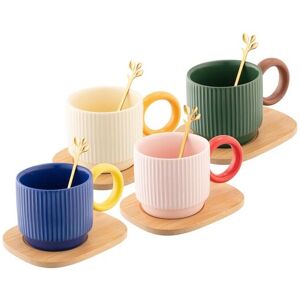 Belleek Living 'Hula' Mug Set of 4 Multicolor Belleek Living 'Hula' Mug Set of 4 Multicolor