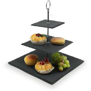 Van Gogh - Slate 3 Tier Wedding Cake Stand - Slate - 3 Tier - Cake Stand Van Gogh - Slate 3 Tier Wedding Cake Stand - Slate - 3 Tier - Cake Stand