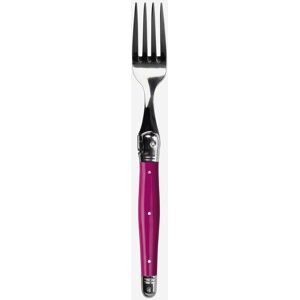 Laguiole Single Dinner Fork in Pink Pink Laguiole Single Dinner Fork in Pink Pink