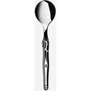 Laguiole Soup Spoon in Metallic Silver Metallic Silver Laguiole Soup Spoon in Metallic Silver Metallic Silver