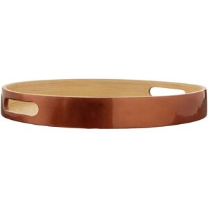 Orsina Kyoto Small Round Serving Tray in Rose Gold Rose Gold Orsina Kyoto Small Round Serving Tray in Rose Gold Rose Gold