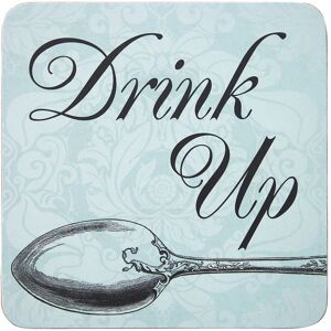 Orsina Set Of Four Drink Up Cork Coaster in Green Green Orsina Set Of Four Drink Up Cork Coaster in Green Green