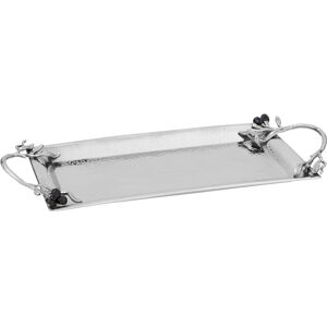 Orsina Miressa Small Grapes Tray, Reflective Stainless Steel in Silver Silver Orsina Miressa Small Grapes Tray, Reflective Stainless Steel in Silver Silver