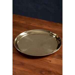 Orsina Mixology Small Serving Plate, Warm Metallic Finish in Gold Gold Orsina Mixology Small Serving Plate, Warm Metallic Finish in Gold Gold